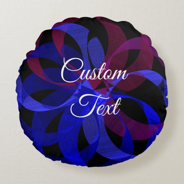 Figur 8 Geometrisk runda fyllning Rund Kudde (Framsidan)