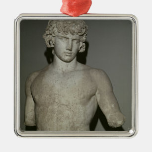 Figur av Antinous, efter ANNONS 130 Julgransprydnad Metall