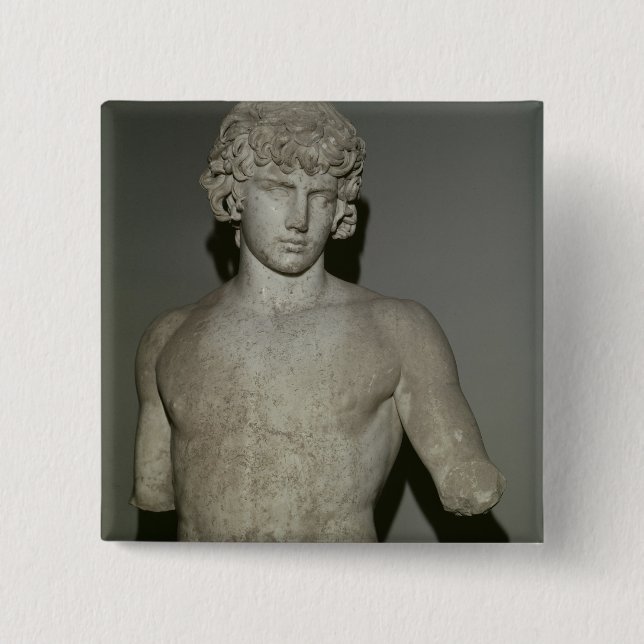 Figur av Antinous, efter ANNONS 130 Knapp (Framsida)