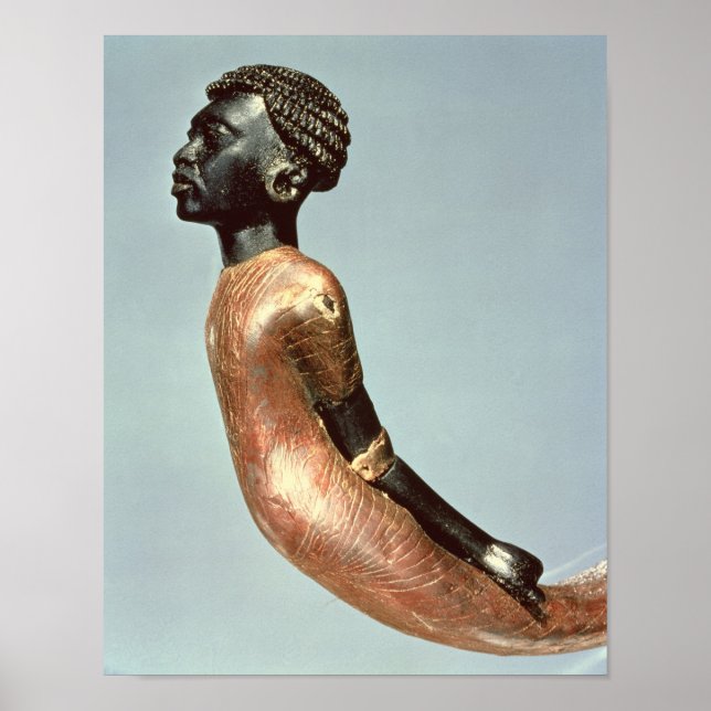 Figur av en afrikansk man från slutet av poster (Framsidan)