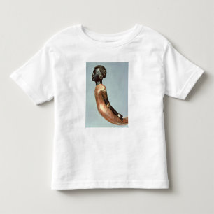 Figur av en afrikansk man från slutet av tee shirt