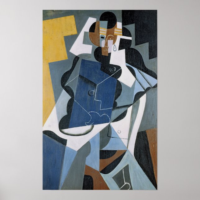 Figur av en kvinna, 1917 poster (Framsidan)