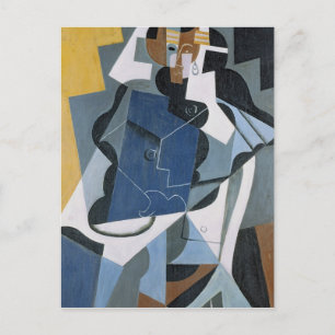 Figur av en kvinna, 1917 vykort