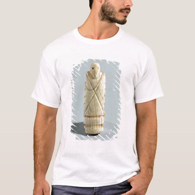 Figur av en skäggig man (elefantelfenben) t shirt (Framsida)