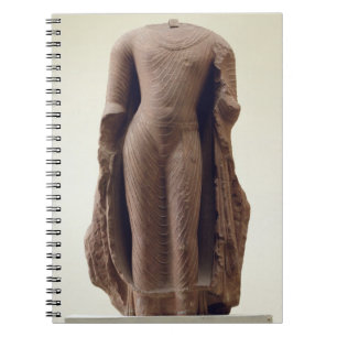 Figur av en stå Buddha, Jamalpur, beträffande Anteckningsbok