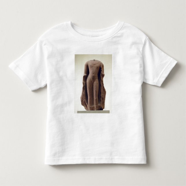 Figur av en stå Buddha, Jamalpur, beträffande T-shirt (Framsida)