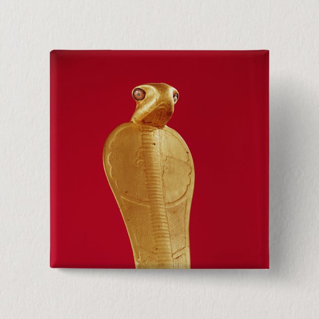 Figur av kobran Netjer-Ankh Knapp (Framsida)