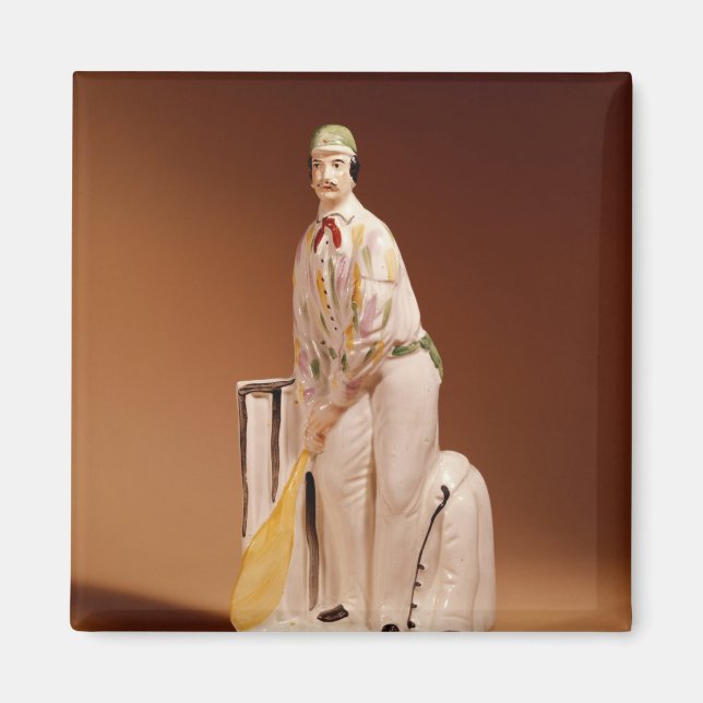 Figur av kricketer, 1865 magnet (Framsidan)