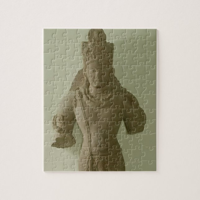 Figur av Lord Vishnu, Mathura (röd sandsten) Pussel (Vertikal)