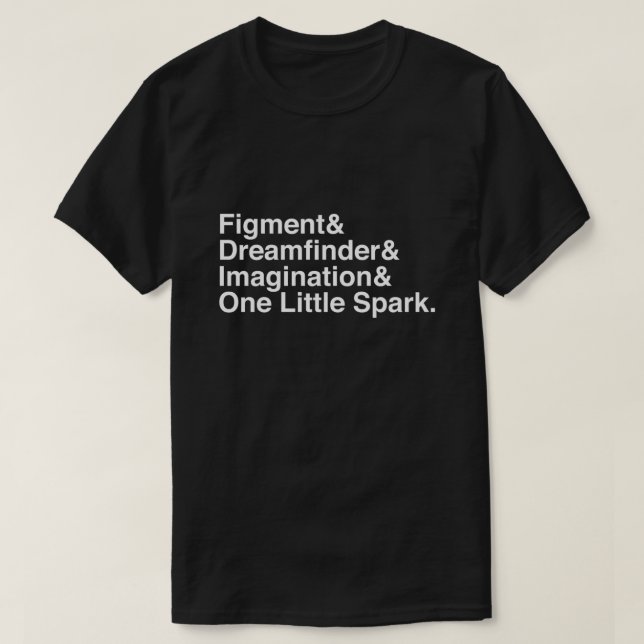 Figur & Dreamfinder & Imagination & One Little S T Shirt (Design framsida)