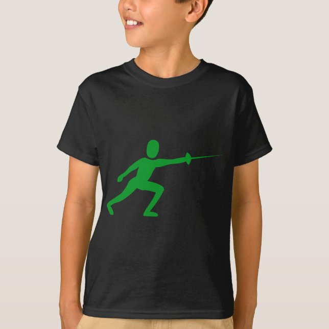 Figur - Grönt av gräs T-shirt (Framsida)