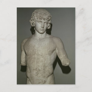Figur i Antinous, efter 130 AD Vykort