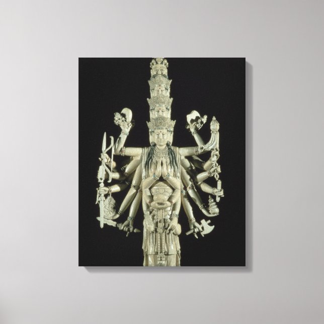 Figur i Hindu Goddess Kali Canvastryck (Framsida)