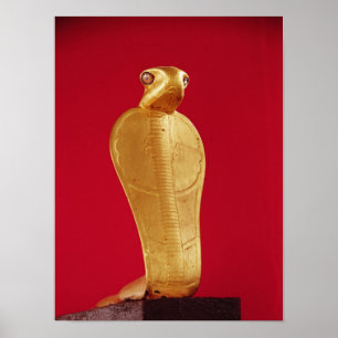 Figur i kobra Netjer-Ankh Poster