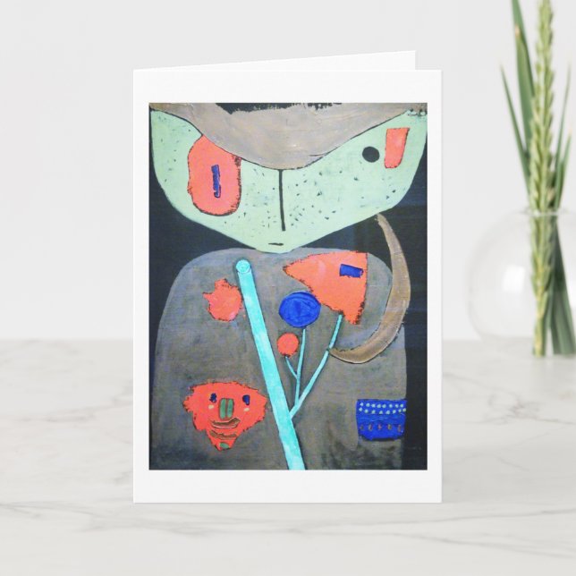 Figur i Orientalteatern, Paul Klee Kort (Framsida)