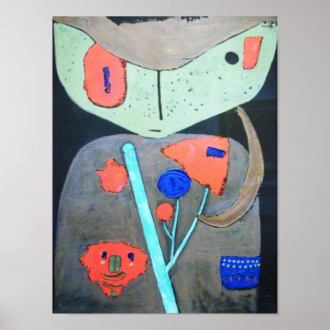 Figur i Orientalteatern, Paul Klee Poster (Framsidan)