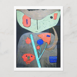 Figur i Orientalteatern, Paul Klee Vykort