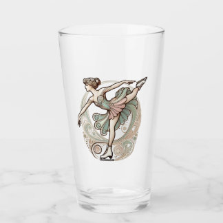 Figur Ice Skater Glass Kopp Gift