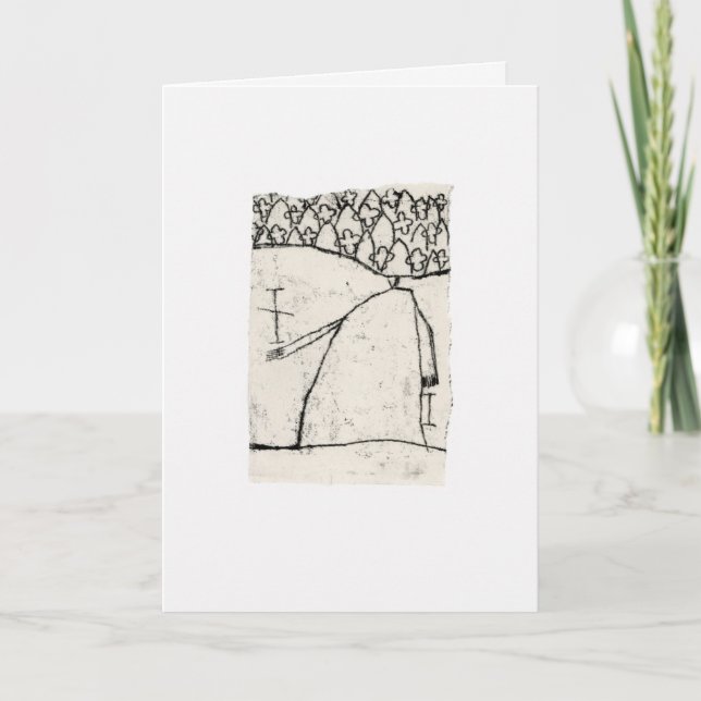 Figur med mönster kort (Framsida)