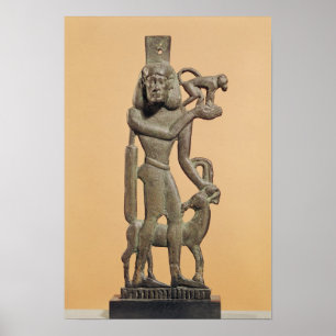 Figur om en man som håller en apa poster