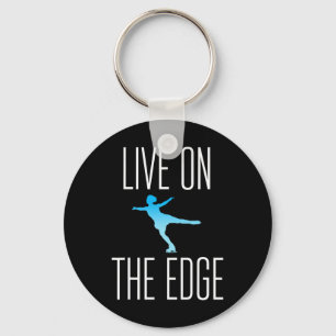 Figur Skater Gift Ice Skating Skates Gift Nyckelring