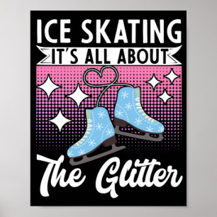 Figur Skater Ice SkatingAllt handlar om Poster