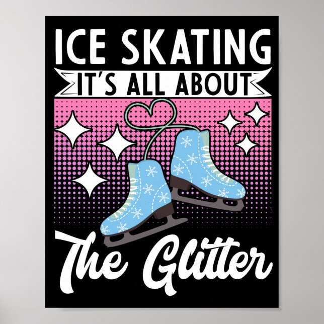 Figur Skater Ice SkatingAllt handlar om Poster (Framsidan)