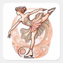 Figur Skater Sticker