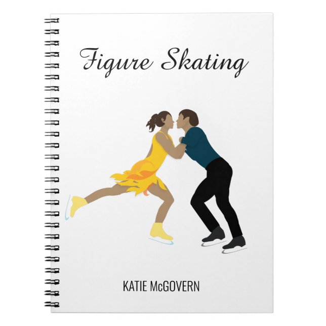 Figur Skating Anteckningsbok (Framsidan)