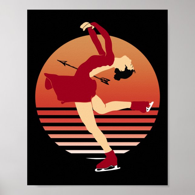 Figur Skating - Art of Ice Dancing Poster (Framsidan)