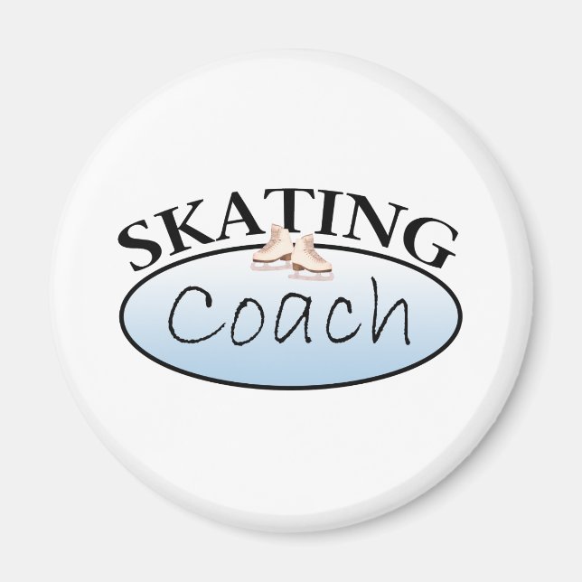 Figur Skating Coach Magnet (Framsidan)