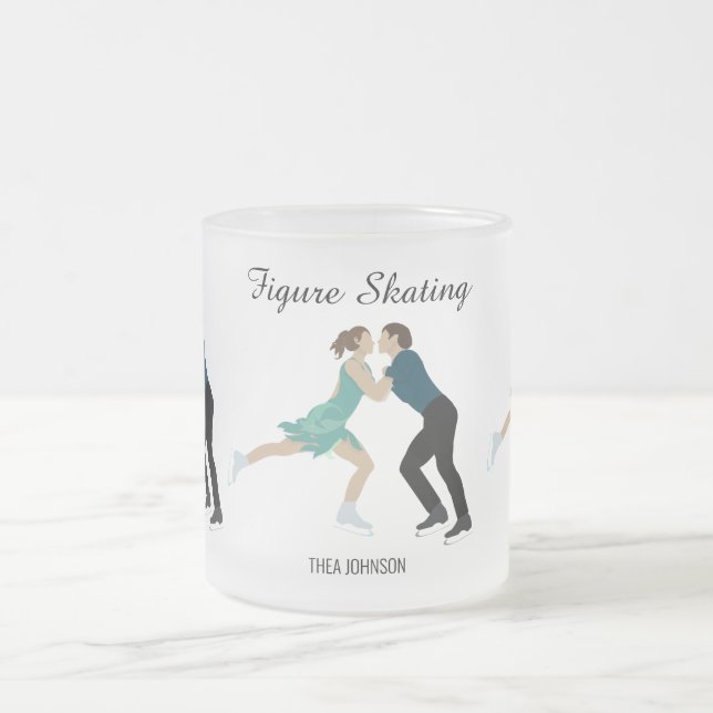Figur Skating Frostad Glasmugg (Center)