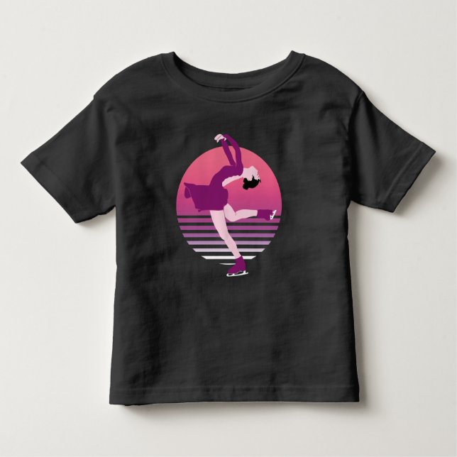 Figur Skating Girl - Art of Ice Dancing T Shirt (Framsida)