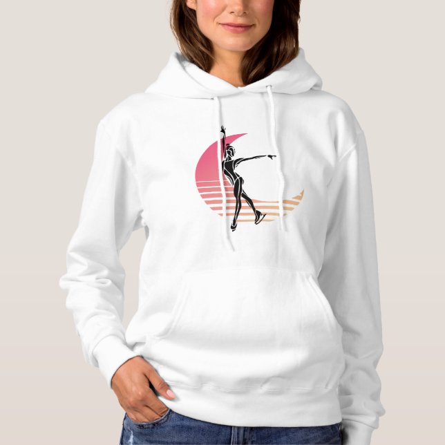 Figur Skating Girl T Shirt (Framsida)