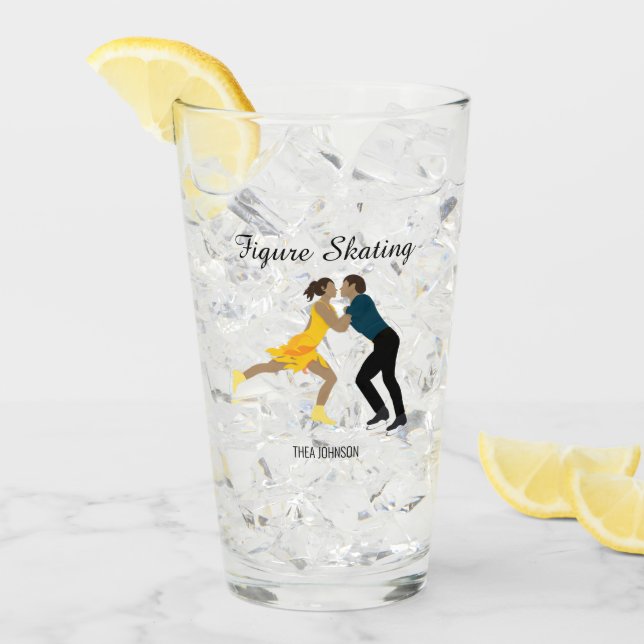 Figur Skating Glaskopp (Framsida Ice)