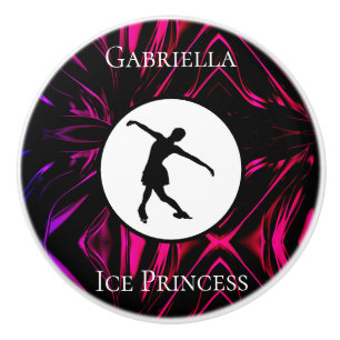 Figur Skating ’Ice Princess’ Personlig Knopp