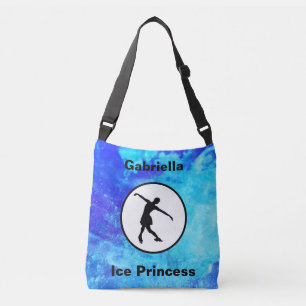 Figur Skating ’Ice Princess’ Watercolor Axelväska