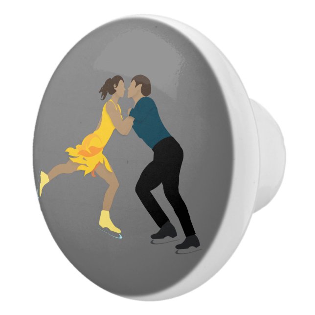 Figur Skating Knopp (Höger)