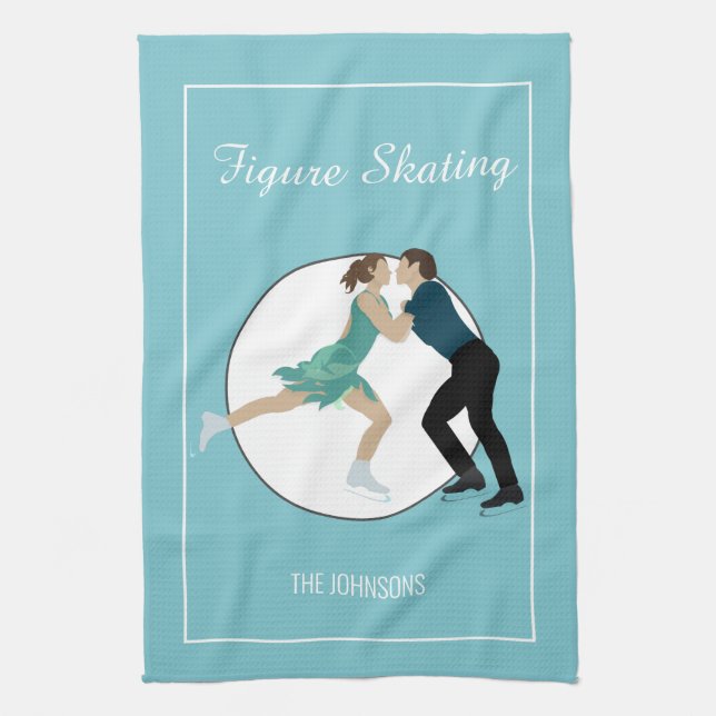 Figur Skating Kökshandduk (Vertikal)