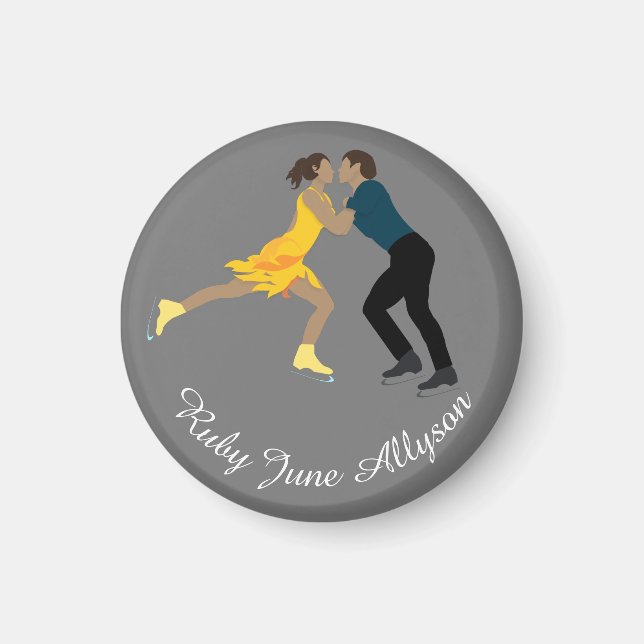 Figur Skating Magnet (Framsidan)