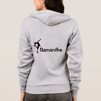 Figur Skating MAMMA Hoodie - Namn Tröja