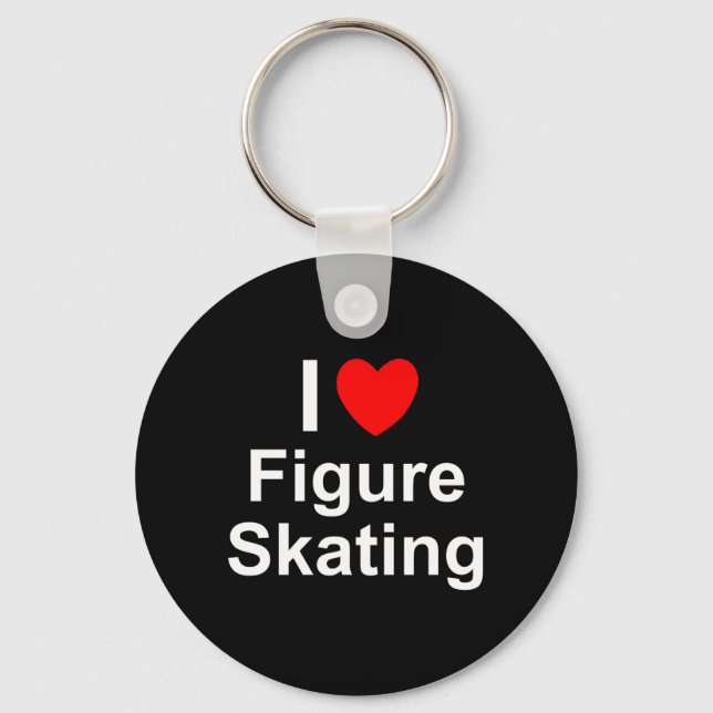 Figur Skating Nyckelring (Framsida)