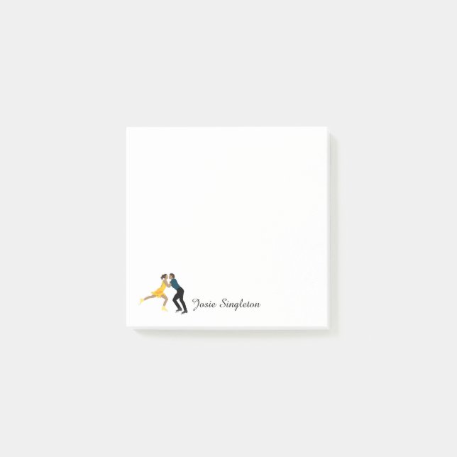 Figur Skating Post-it Block (Framsida)