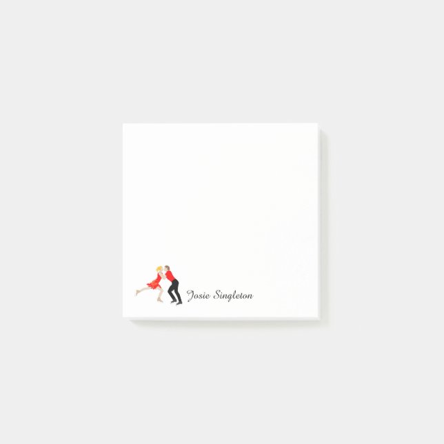 Figur Skating Post-it Block (Framsida)