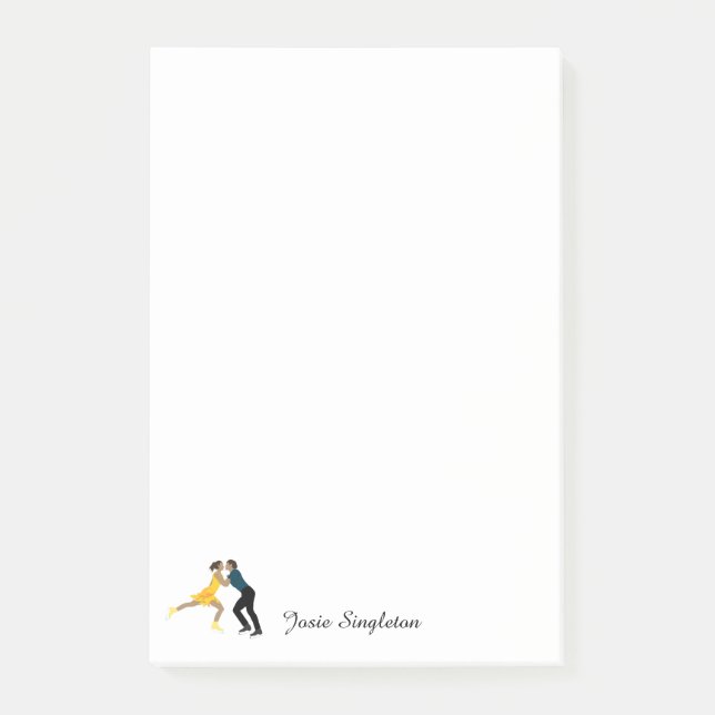 Figur Skating Post-it Block (Framsida)