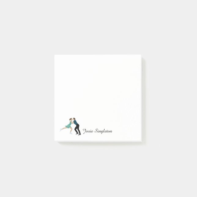 Figur Skating Post-it Block (Framsida)