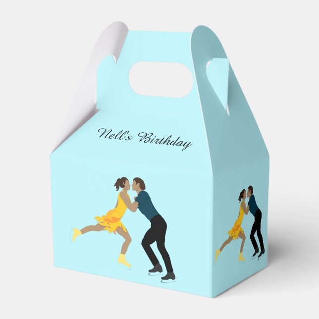 Figur Skating Presentaskar (Framsidan Sidan)