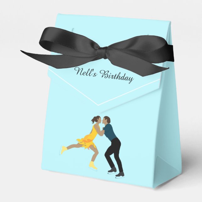 Figur Skating Presentaskar (Framsidan Sidan)