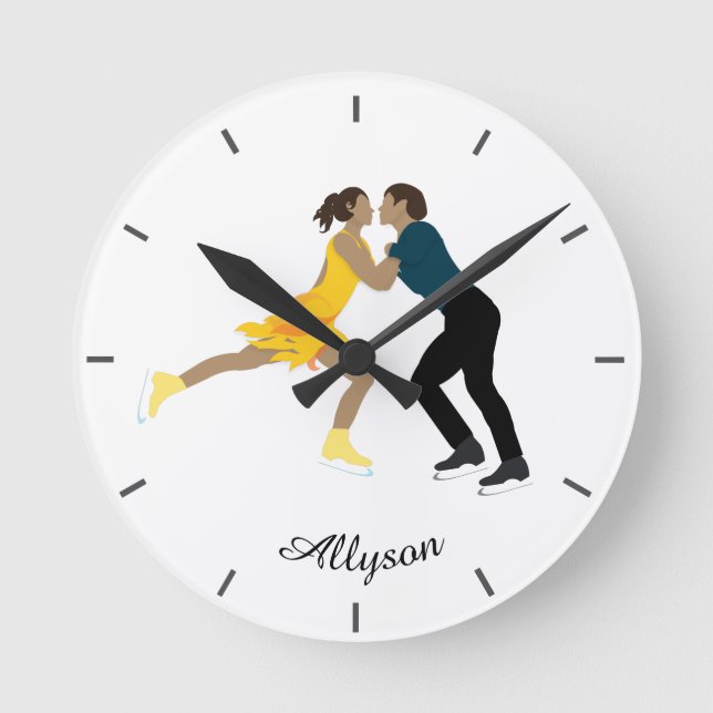 Figur Skating Rund Klocka (Framsida)