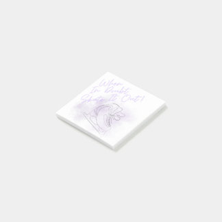 Figur Skating Sticky Notes Post-it Block